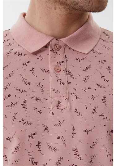 Lee Cooper Bernard Erkek Polo Yaka T Shirt Gül Kurusu 14745 Gül Kurusu Gülkurusu