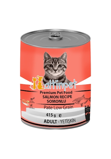 Altınpet Somonlu Yetişkin Kedi Maması 12 x 415 G