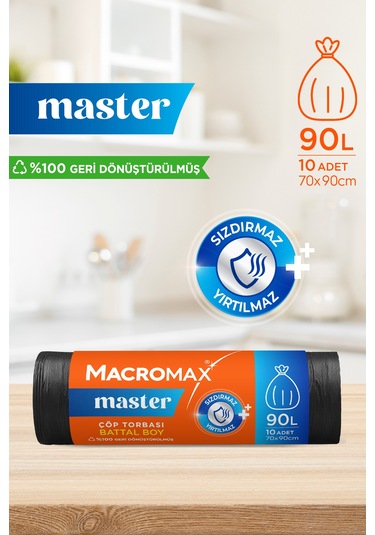 Master Çöp Torbası Battal Boy 10'lu