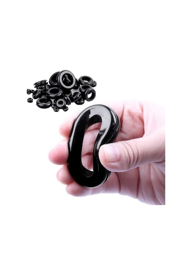 Pazly 180 Adet Siyah O Ring Kauçuk Yıkama Contaları Kauçuk Grommet Çeşitleri Kiti Electrica Gasket O-ring Contalar Alet Takımı