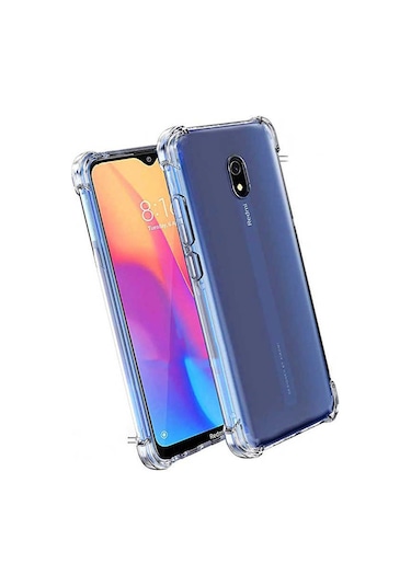 Xiaomi Redmi 8a Kılıf Zore Nitro Anti Shock Silikon Renksiz