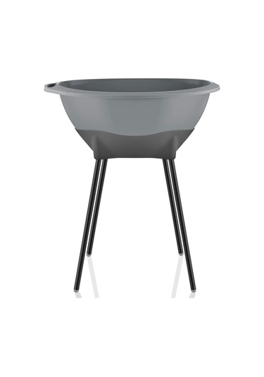 Babyjem Elegant Ayaklı Küvet 38 Lt Su Tahliyeli Gri Renk Çok Renkli