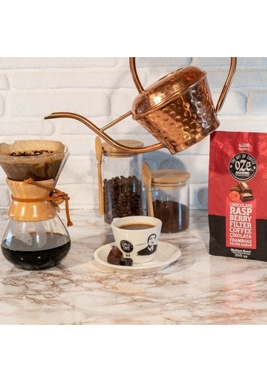Oze Çikolata Frambuaz Aromalı Filtre Kahve 250G French Press