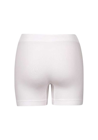 Uniquetrenders Erkek Dikişsiz/seamless Nefes Alabilen Boxer Beyaz