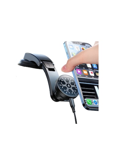 Mcdodo CH-2130 Manyetik Wireless Araç Tutucu Siyah
