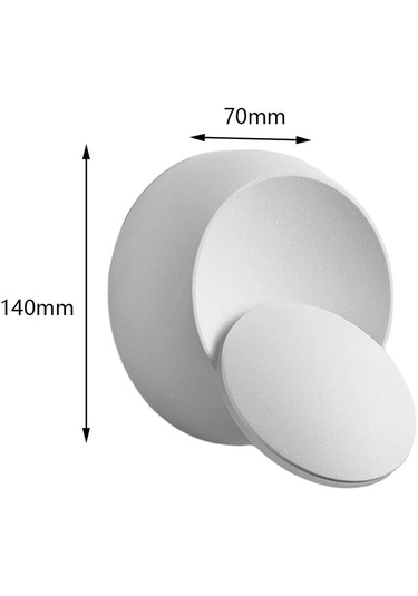 Homyl Led Duvar Modern Dekorasyon Dış Mekan Beyaz-sıcak-ışık Beyaz Sıcak Işık