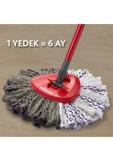 Vld0000000429 Vileda Turbo 3in1 Extra Pedli Mikrofiber Yedek Paspas - Tekil Vileda