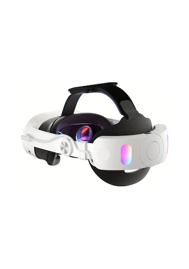 Elmpaly Wolmtt Meta Quest 3/3s Baş Bandı 10000mah Pil 24.5w Hızlı Şarj 2si 1 Arada Beyaz