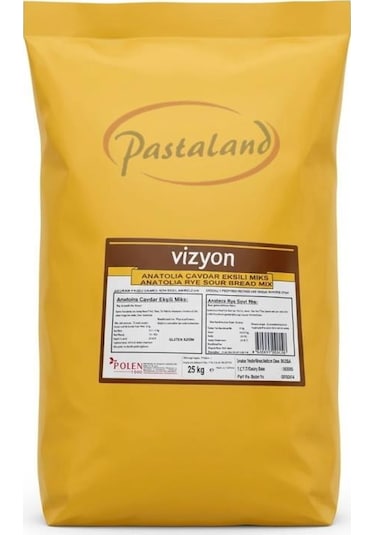 Vizyon Anatolıa Ekmeği Miksi Çavdar 25 Kg.