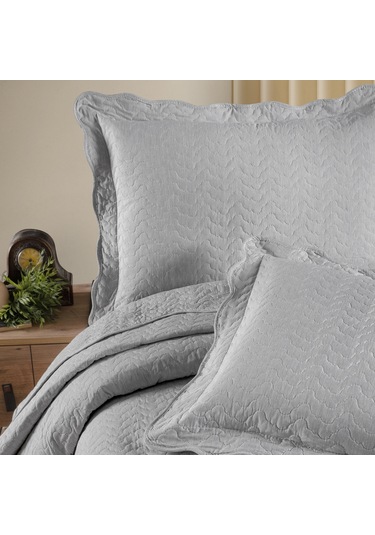 Schafer Elegance Yatak Örtüsü Seti 3 Parça-gri