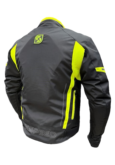 Xspeed Zeus 4 Mevsimlik Korumalı Motosiklet Montu Yeni Sezon Neon