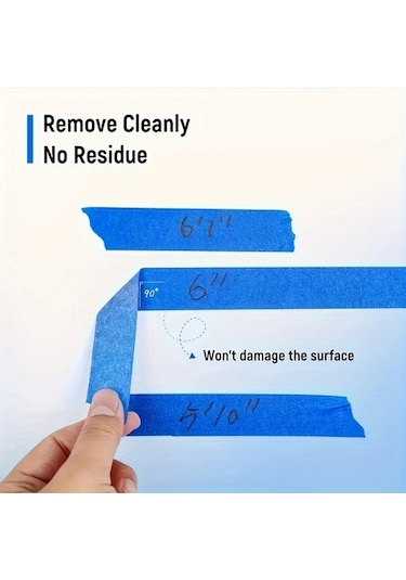 Fochsia 12 Rulo Mavi Boyacı Bandı 0.79x511.81 İnç Su Geçirmez Lekesiz Çıkarılabilir