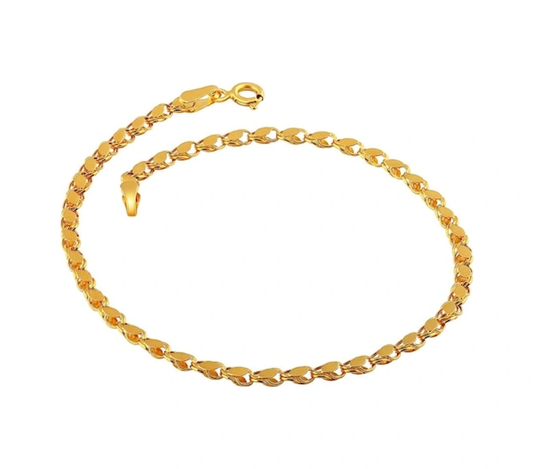 Agakulche Aynalı 2,85 Mm Altın Bileklik Renkli