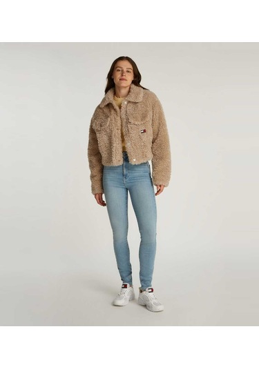 Tommy Hilfiger Tommy Hılfıger Kadın Mont Dw0dw19905-act Bej