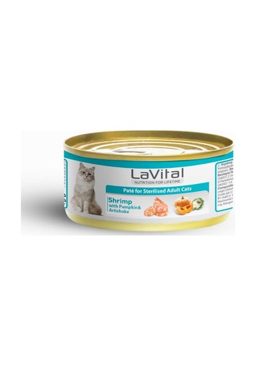 Lavital Karidesli Ve Enginarlı Yetişkin Kedi Konservesi 85 Gr