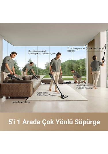 Dreame H14 Dual Akıllı Islak Kuru Süpürge