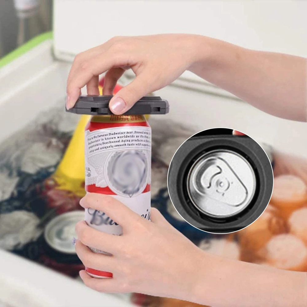 Youmex Tüm Kapakları Güvenli Ve Kolay Açan, Lezzeti Artıran Abs Metal Materyal Bar Aleti, Tüm Konserve İçecekler İçin Açıcı Koyu Gri