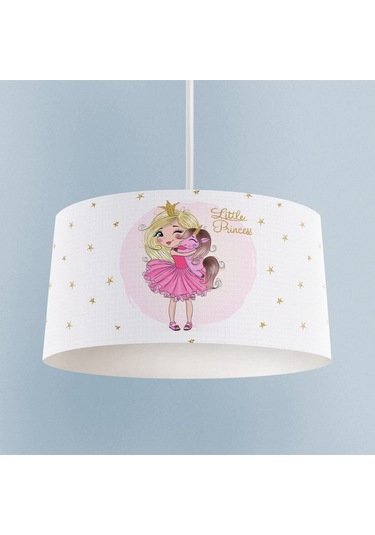 Mekta Home Bebek Ve Çocuk Odası Little Princess Desenli Avize Renkli