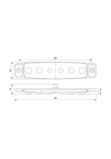 Sanel Led Etek Lambası Parmak Tip Turuncu - 12v-1514
