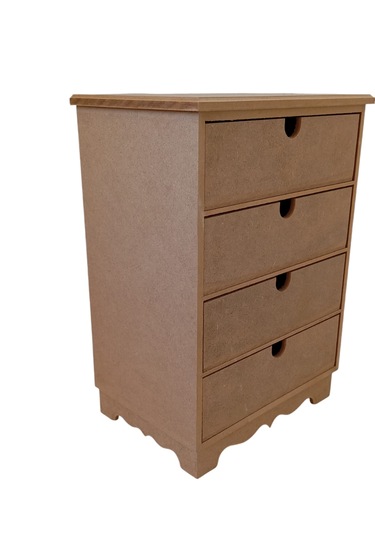 Çekmeceli Boyanabilir Kutu