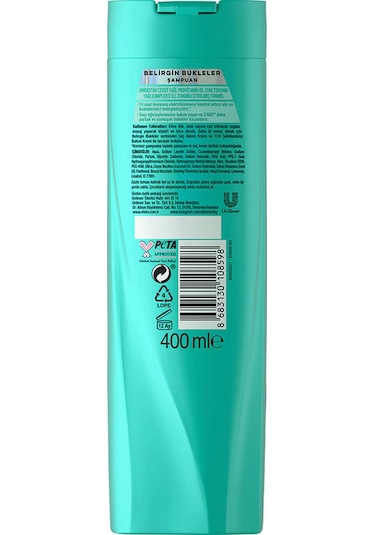 Şampuan Belirgin Bukleler 400 Ml