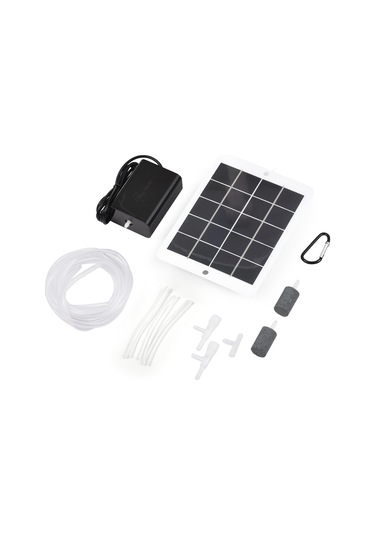 Akvaryum Balık Tankı İçin Güneş Enerjili Oksijen Hava Pompası