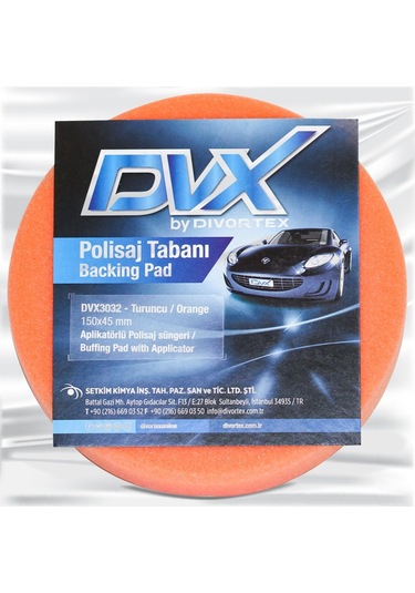 Divortex Aplikatörlü İnce Çizik Hare Giderici Sünger. 150 x 45 Mm