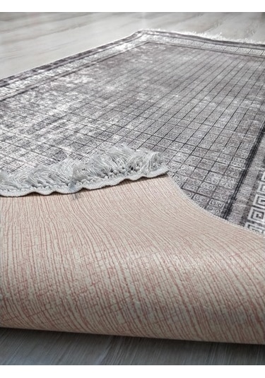 Yamalı Home Style Vizon Deri Taban Nv9728-80X150 Vizon