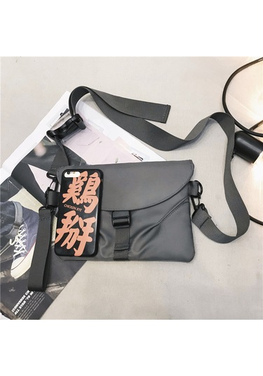 Sokak İş Elbisesi Çapraz Askı Omuz Çantası-mor Mor