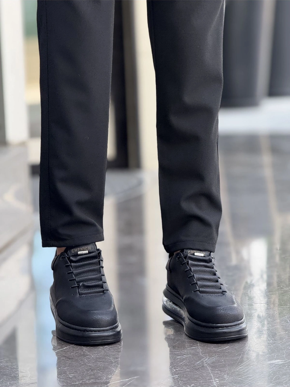 Ch415 - Cst Avax Erkek Ayakkabı Sıyah Çok Renkli