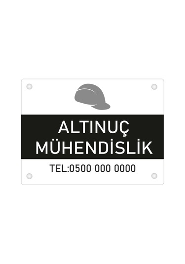 Kişiye Özel Mühendislik Pvc Levha 40x30 Cm