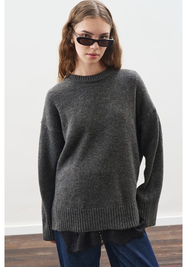 Dantel Şeritli Askılı Bluz Siyah Siyah