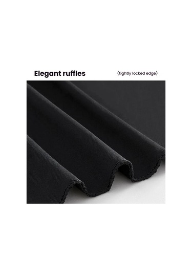 Sones 4ft Polyester Elastik Masa Örtüsü Örtüsü Düğün Ziyafet Parti Dekorasyonu Yuvarlak Masa Eteği Ofis Masa Örtüsü Beyaz Beyaz