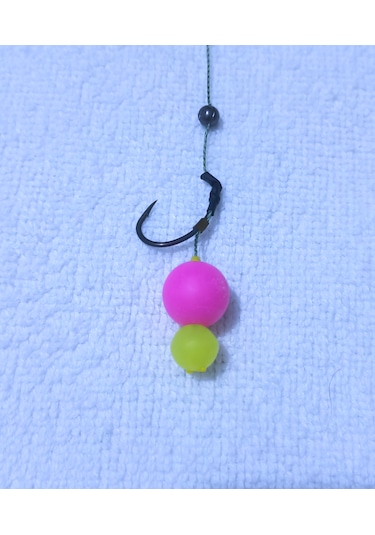 Küspeli Karışık Renkli Kardan Adam Sazan Rig Takım