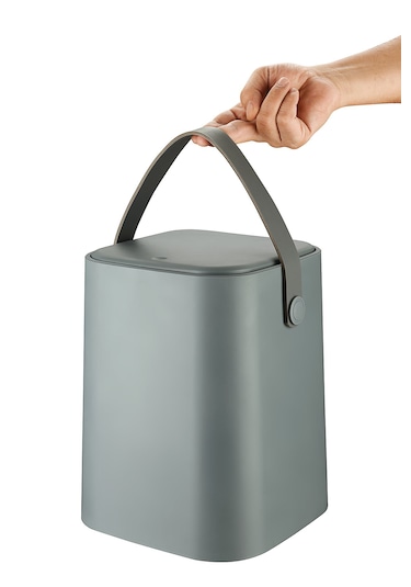 Pratik Klik Çöp Kovası 8 Lt. Gri