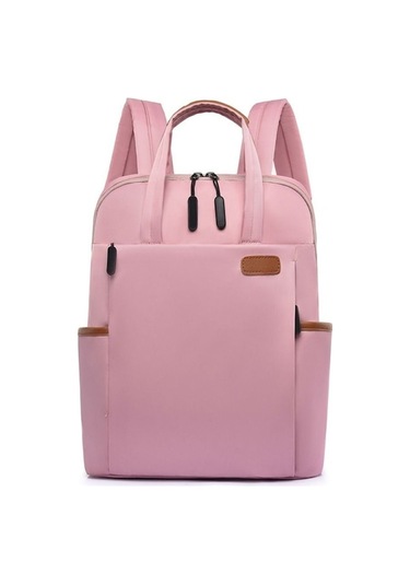 Novahub Büyük Kapasiteli Kadın Dizüstü Bilgisayar Sırt Çantası - Oxford Kumaş, Moda Seyahat Çantası - Siyah Siyah