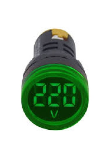 Tork Ad116dsv-y ,yeşil-24v..550v M22 Voltmetre