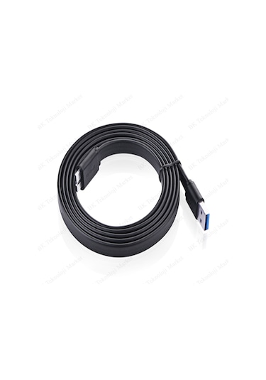 Usb 3.0 Micro-B Flat Data/Şarj Kablosu