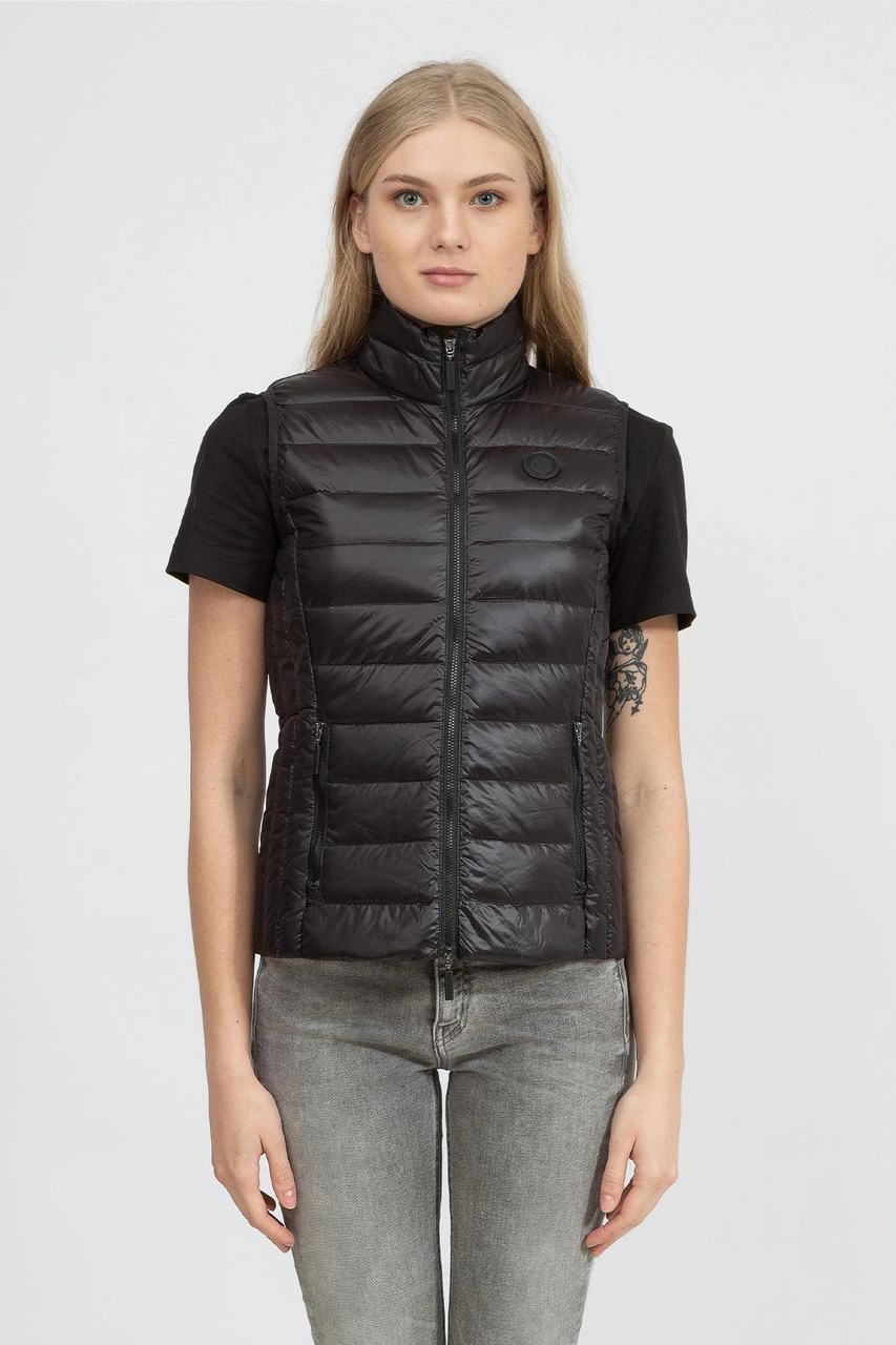 Armani Exchange Armani Kadın Şişme Yelek Siyah