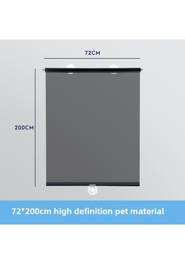 Dianziye Kamyon Ön Camı Genişleyebilir Güneşlik - 72x200cm, Açık Görünürlük, Isı Yalıtımı, Süction Cup Montajlı, Araç İçi Soğuk Tutucu