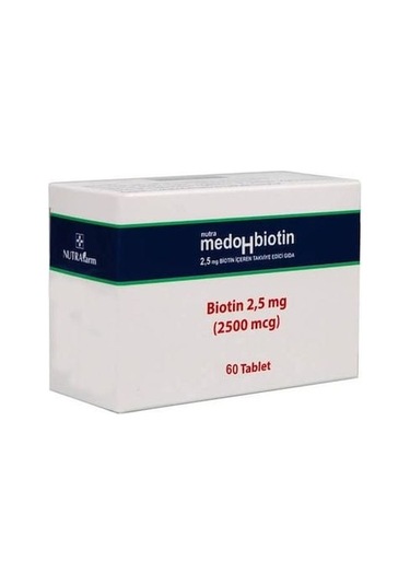 Dermoskin Medohbiotin Biotin 25 Mg 60 Tablet