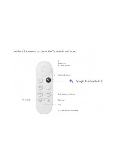 Maiyame Google Chromecast İçin Sesli Kumanda - 4k Tv Uyumlu, Bluetooth+ır, Programlama Gerektirmeyen Yerine Geçici Kumanda