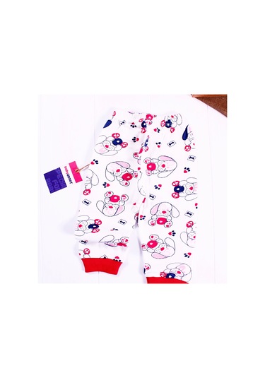 6-24 Ay Hungry Kız Çocuk Pijama Takımı Fuşya Fuşya