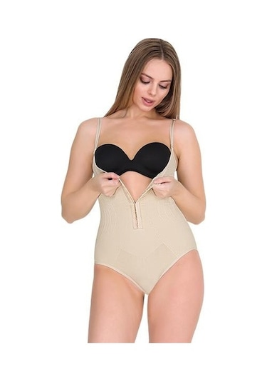 Form Time Bayan Agraflı Askılı Göğüs Altı Slip Body Korse 9105 001
