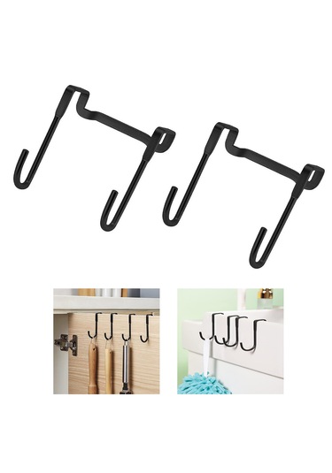 Paslanmaz Çelik Banyo İçin Askılık S Model -al4837 2 Adet Siyah