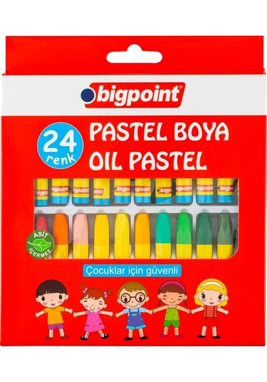 Bigpoint Pastel Boya 24 Renk