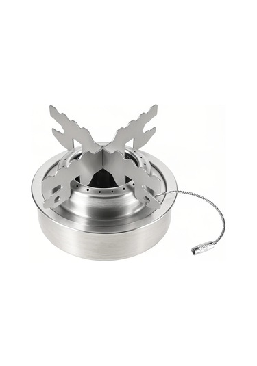 Yifomall Titanium Çapraz Alkol Ocağı Tutucusu - Ultra Hafif Kamp, Piknik, Manavcılık Aksesuarı 20g Gümüş
