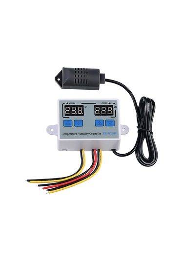 Dofolink Xk-w1099 Dijital Sıcaklık Ve Nem Kontrol Cihazı - Serinlik/ısıtma İki Fonksiyonlu, Seri Ciler İçin Sıcaklık-nem Sabitleyici, Ac110-220v