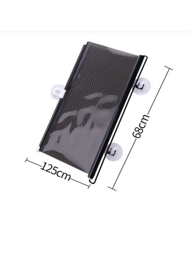 Araba Güneşliği Ön Cam Güneşlik Geri Çekilebilir Güneşlik 68x125