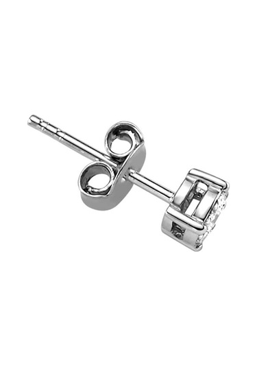 Sirius 0.30 Karat Tektaş Görünümlü Pırlanta Erkek Küpei  0804E0116